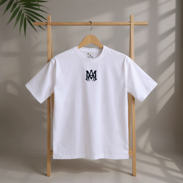 Amiri Monochrome Graphic Drop-Shoulder T-Shirt - Image 4