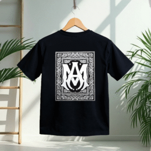 Amiri Monochrome Graphic Drop-Shoulder T-Shirt