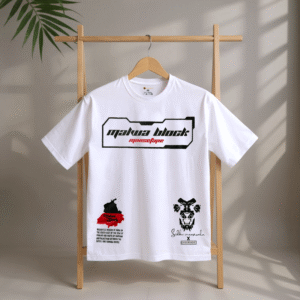 Malwa Block Graphic Drop-Shoulder T-Shirt