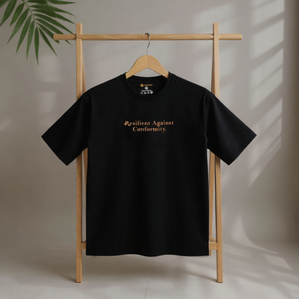Resilient Against Conformity Drop-Shoulder T-Shirt - Image 2